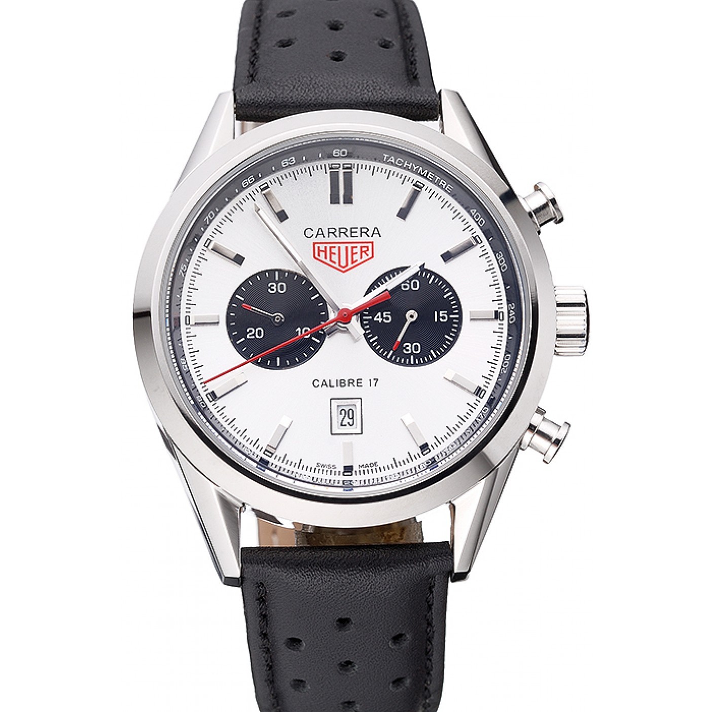 Tag Heuer Carrera Calibre 17 White Dial 622067